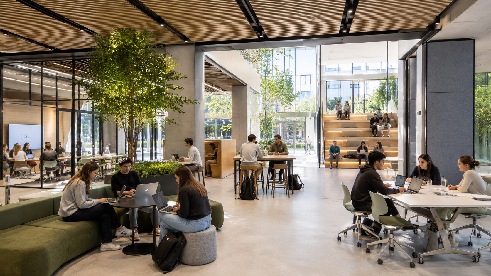 L'enseignement supérieur évolue. Les espaces d'apprentissage aussi.